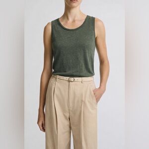 Vince Olive Green Knit Top